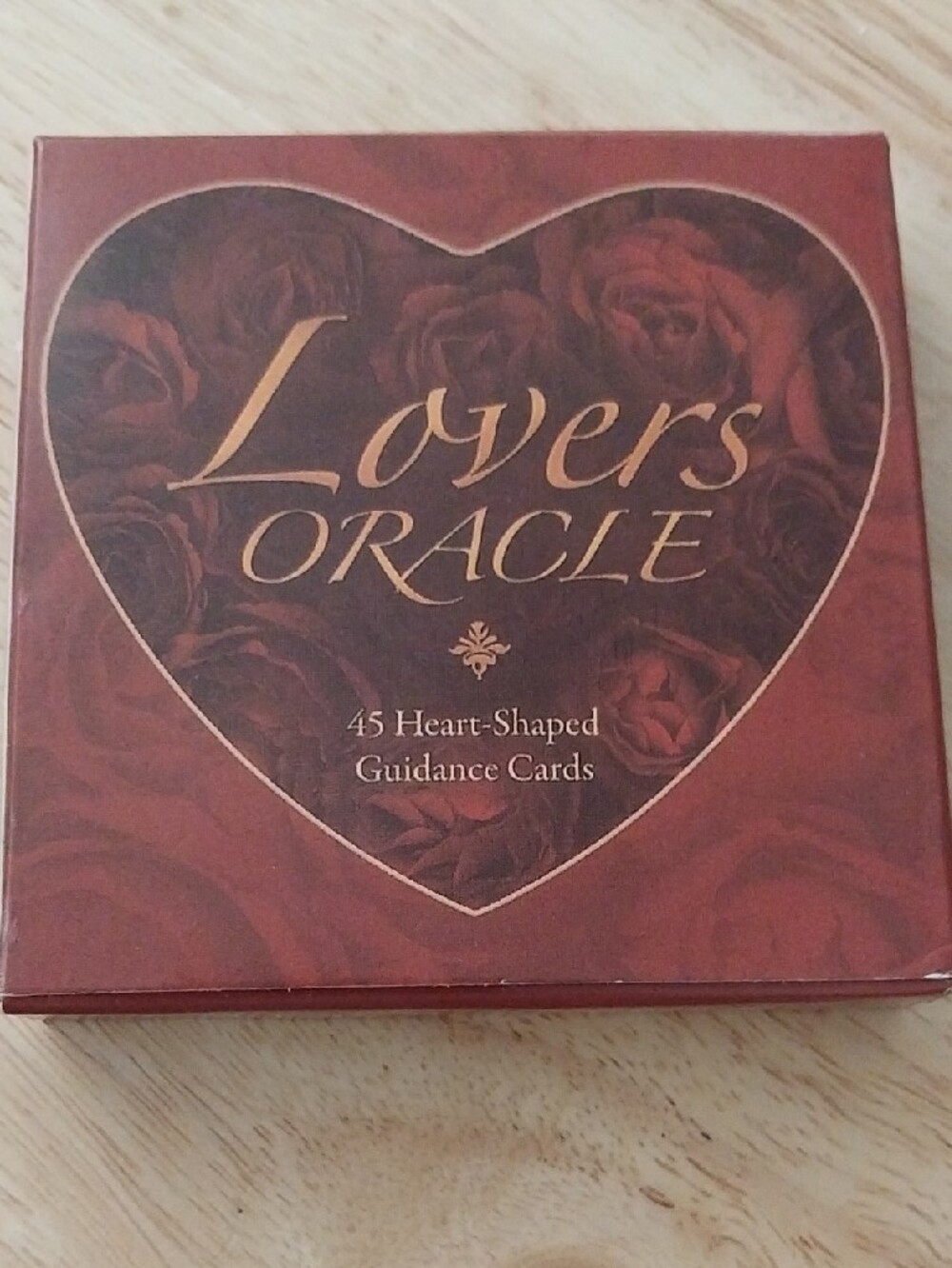 Lovers Heart Shaped Oracle Card Deck Guidance Cards